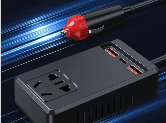 عاكس طاقة ذكي للسيارة مزود بمنافذ USB